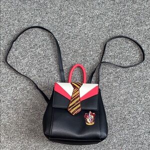 Black and Red Mini Backpack